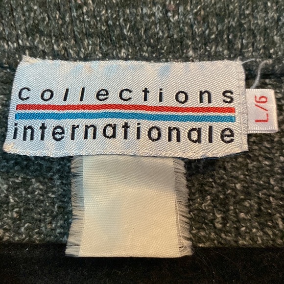 Vintage Collections Internationale henley knit - Picture 2 of 7